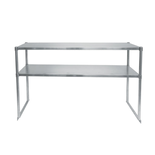 27-Inch Stainless Steel Sandwich Prep Table Over Shelf