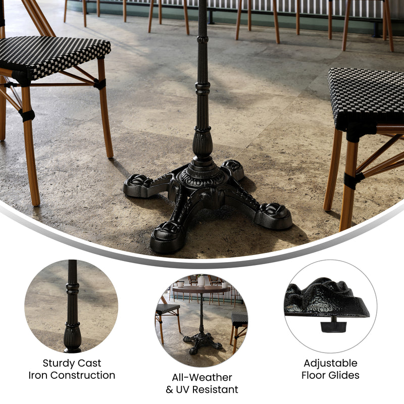 BK Cast Iron Bistro Table Base