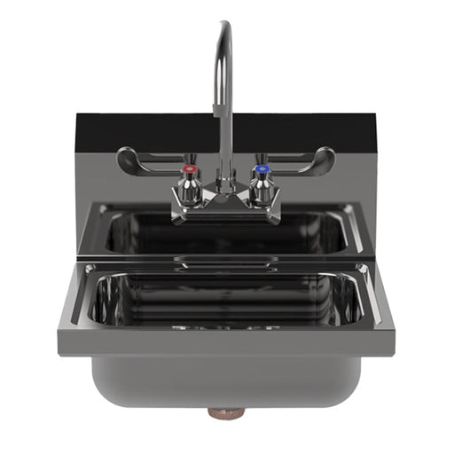 Atosa SH17 17" Stainless Steel Hand Sink Bowl Size 14"x10"x5"