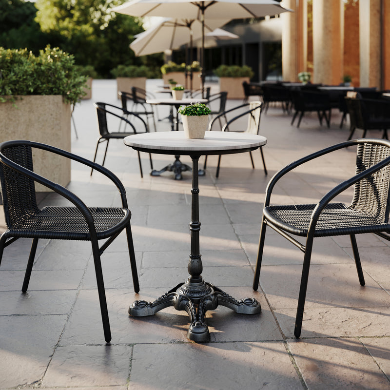 WH 24" RD Tabletop-Bistro Base