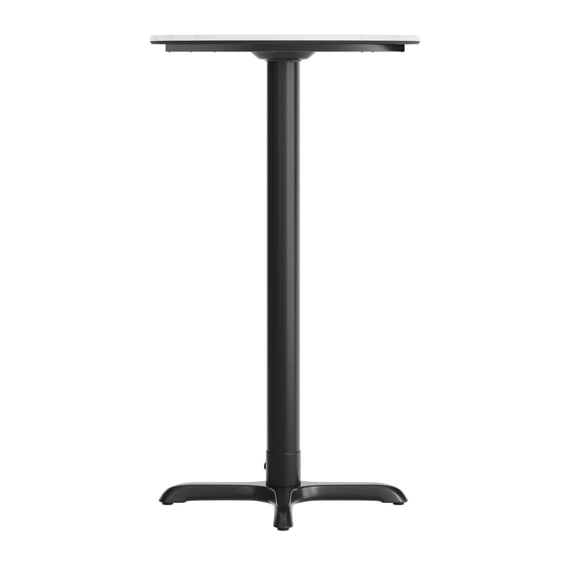 WH 24" RD Tabletop-Bar X Base