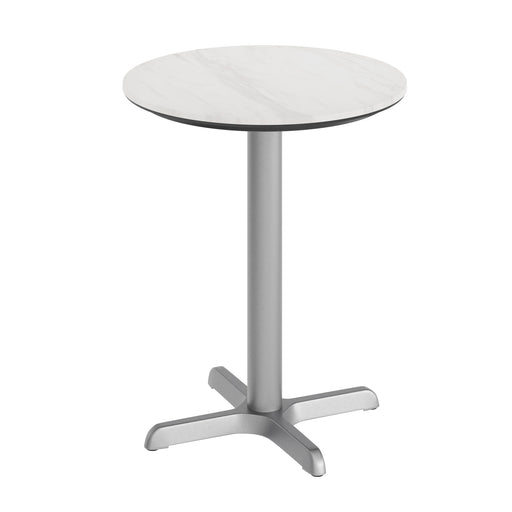 White 24" RD Tabletop-X Base