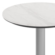White 24" RD Tabletop-X Base