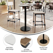 WH 24" RD Tabletop-RD Bar Base