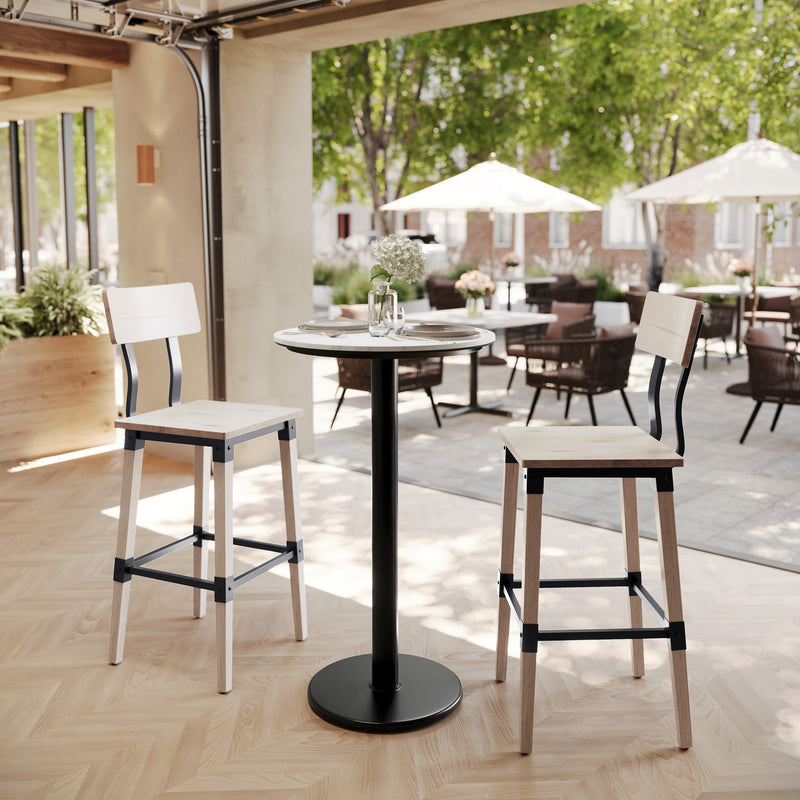 WH 24" RD Tabletop-RD Bar Base