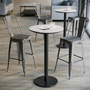 WH 24" RD Tabletop-RD Bar Base