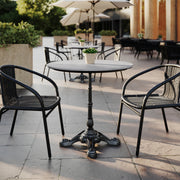 Gray 31.25" RD Top-Bistro Base