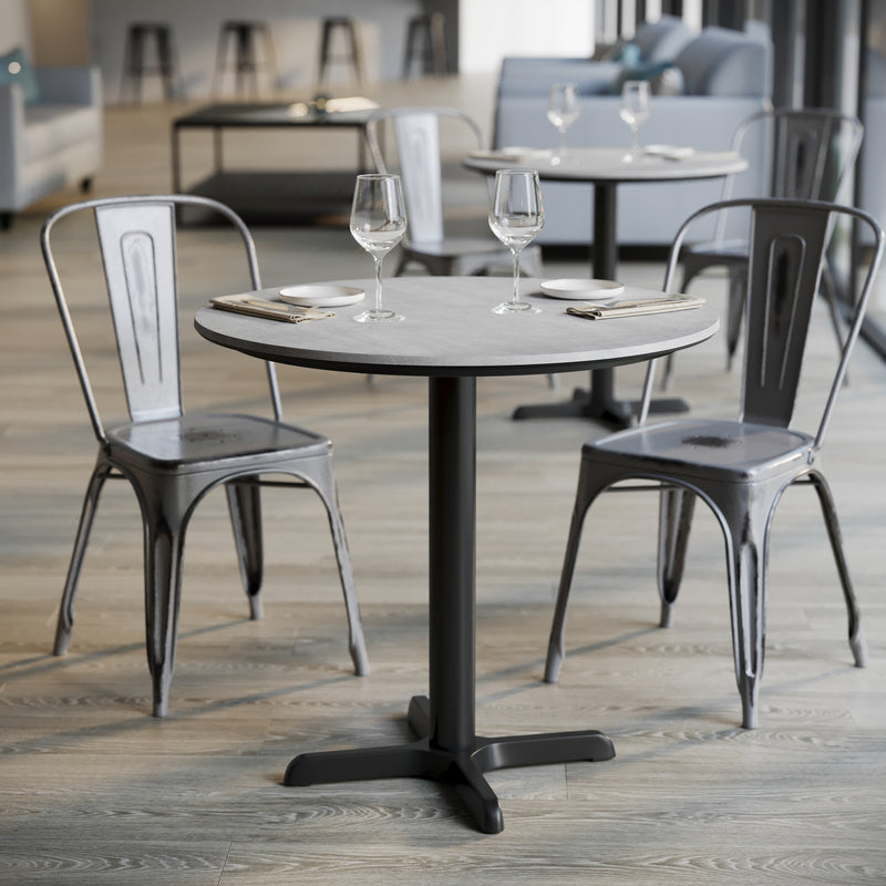 GY 31.25" RD Tabletop-X Base