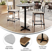 GY 31.25" RD Table-Bar X Base
