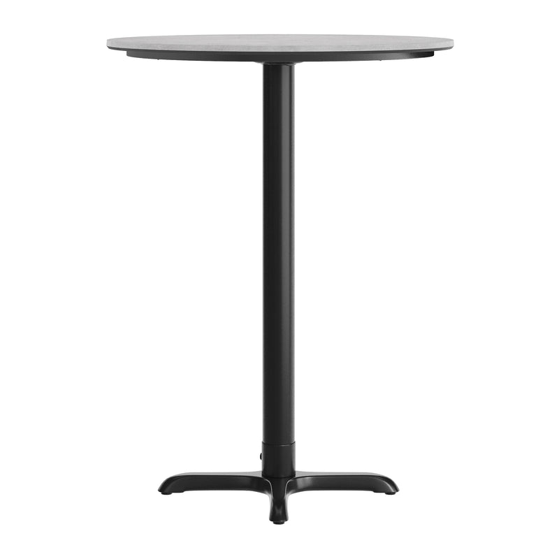 GY 31.25" RD Table-Bar X Base