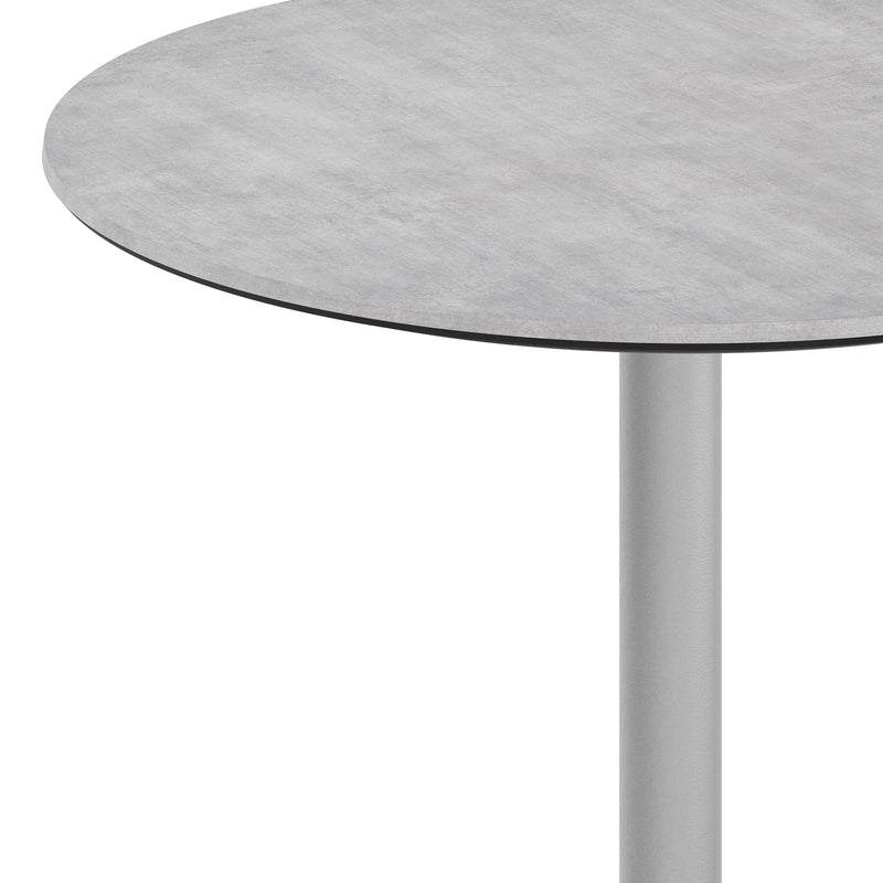 Gray 31.25" RD Tabletop-X Base