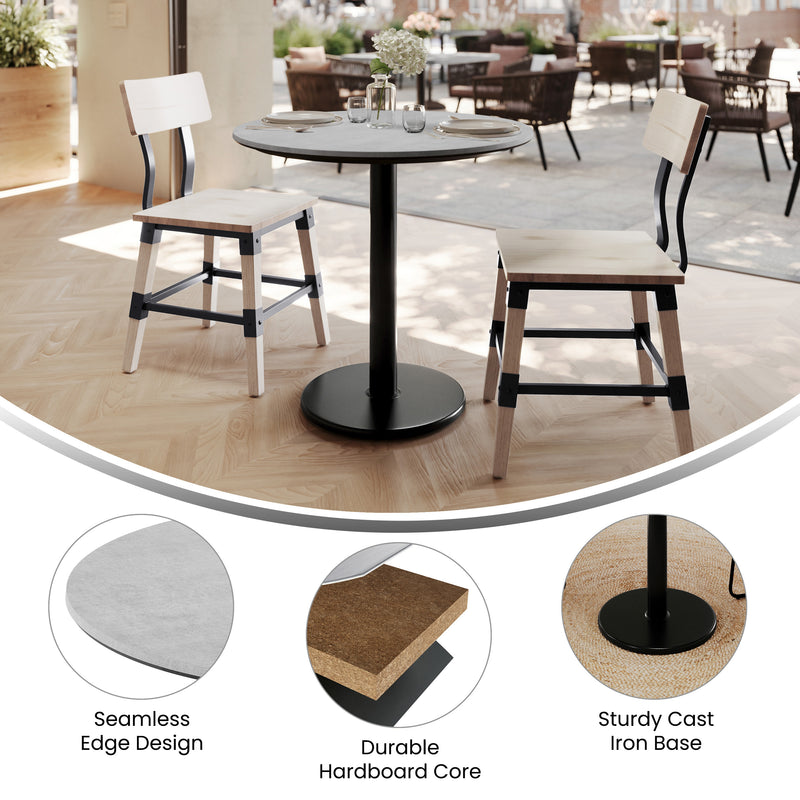 GY 31.25" RD Tabletop-RD Base
