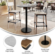 GY 31.25" RD Table-RD Bar Base