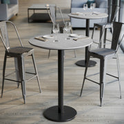 GY 31.25" RD Table-RD Bar Base