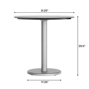 GY 31.25" RD Tabletop-RD Base