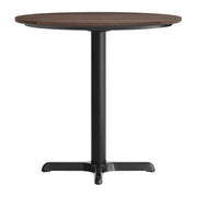 BR 31.25" RD Tabletop-X Base