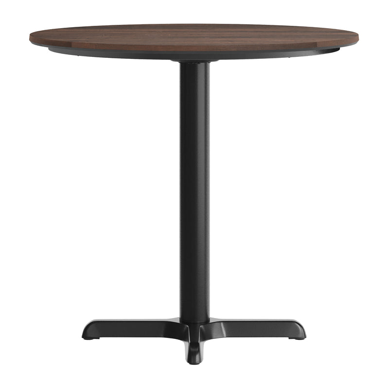 BR 31.25" RD Tabletop-X Base