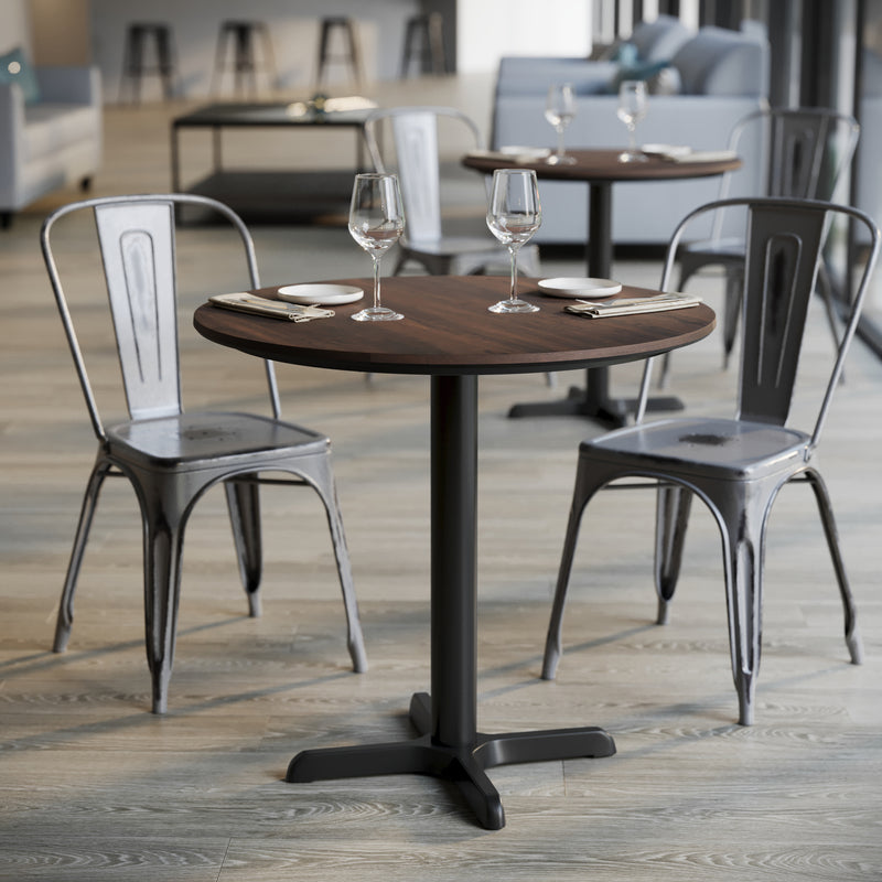 BR 31.25" RD Tabletop-X Base
