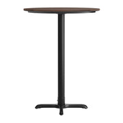BR 31.25" RD Table-Bar X Base