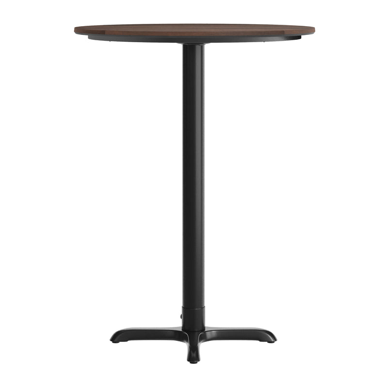 BR 31.25" RD Table-Bar X Base