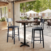 BR 31.25" RD Table-Bar X Base