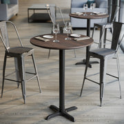 BR 31.25" RD Table-Bar X Base
