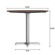 BN 31.25" RD Tabletop-X Base