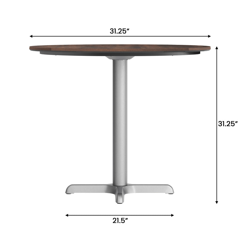 BN 31.25" RD Tabletop-X Base