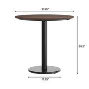 BR 31.25" RD Tabletop-RD Base