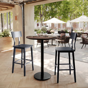 BR 31.25" RD Table-RD Bar Base