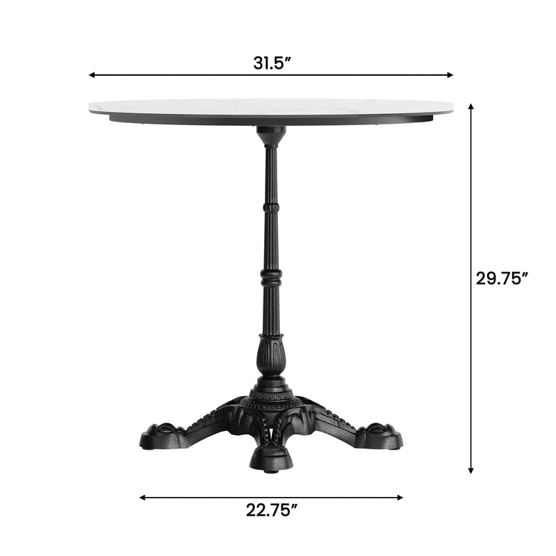 WH 31.25" RD Top-Bistro Base
