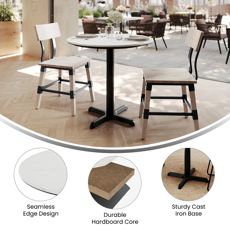 WH 31.25" RD Tabletop-X Base