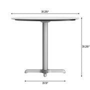 WH 31.25" RD Tabletop-X Base