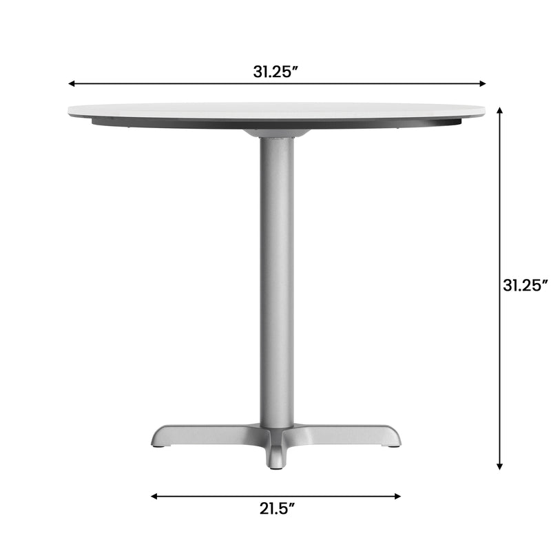 WH 31.25" RD Tabletop-X Base