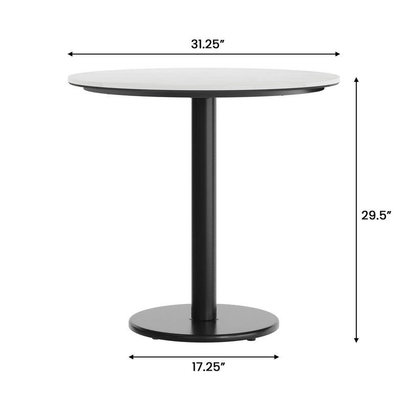 WH 31.25" RD Tabletop-RD Base