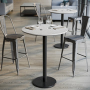 WH 31.25" RD Table-RD Bar Base