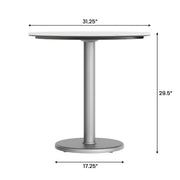 WH 31.5" RD Tabletop-RD Base