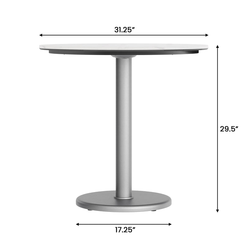 WH 31.5" RD Tabletop-RD Base