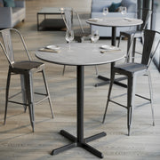 GY 36" RD Tabletop-X Bar Base
