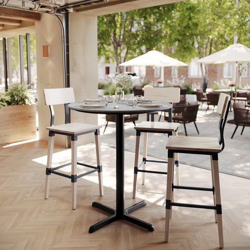 GY 36" RD Tabletop-X Bar Base