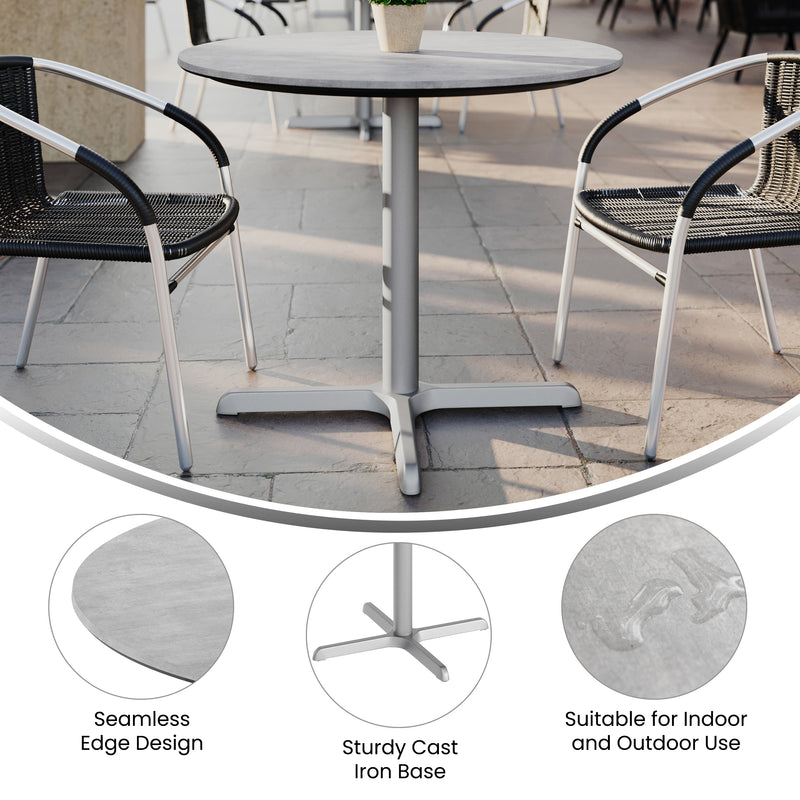 Gray 36" Tabletop-X Base