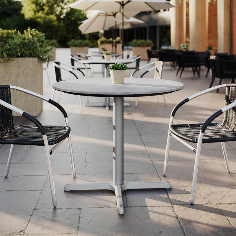 Gray 36" Tabletop-X Base