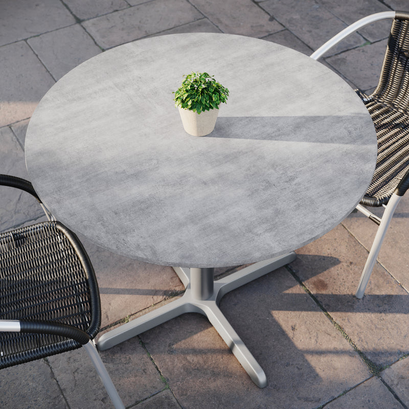 Gray 36" Tabletop-X Base