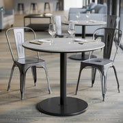 Gray 36"RD Table-RD Base
