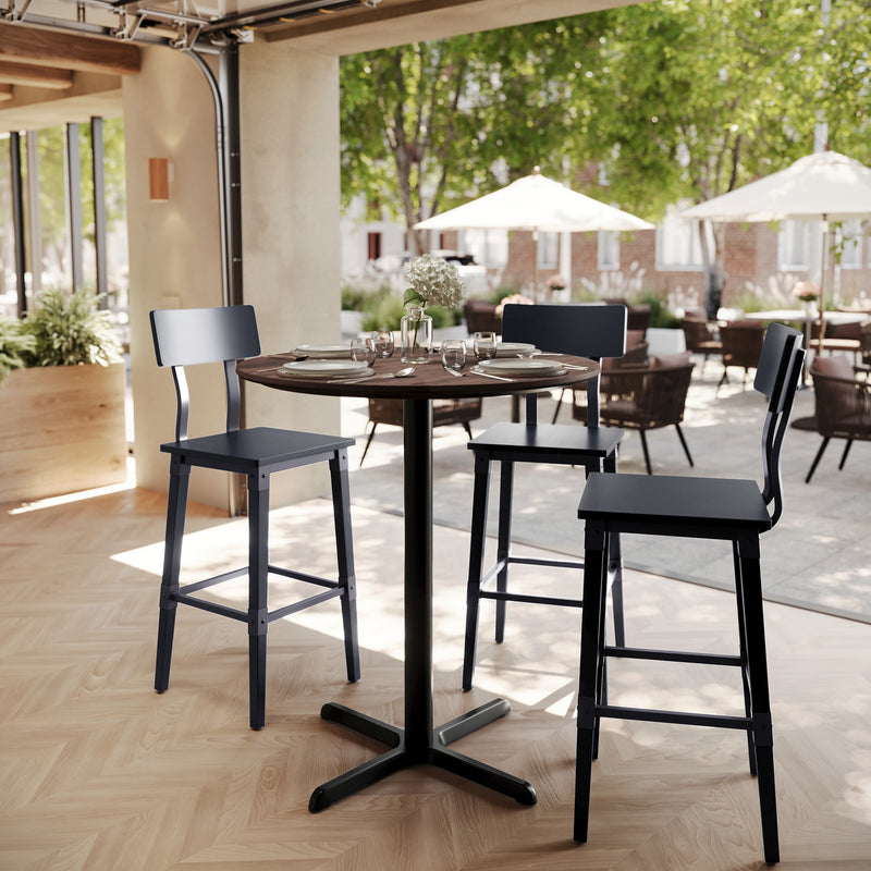 BN 36" RD Tabletop-X Bar Base