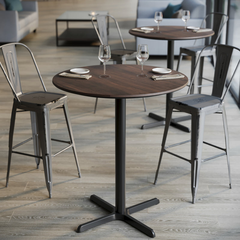 BN 36" RD Tabletop-X Bar Base