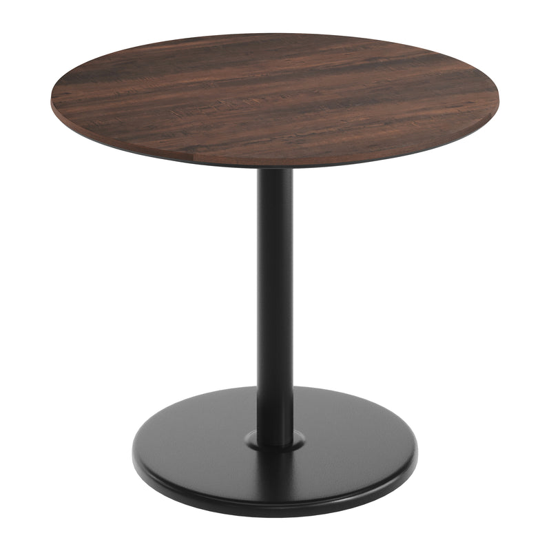 Brown 36"RD Table-RD Base