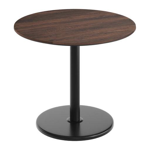 Brown 36"RD Table-RD Base