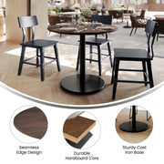 Brown 36"RD Table-RD Base