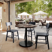 Brown 36"RD Table-RD Base